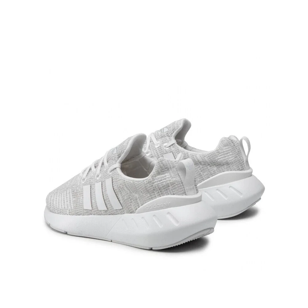 Adidas Swift Run 22 GW8175 Sneaker Kids US 5.5 Gray White Running Shoes GAL959